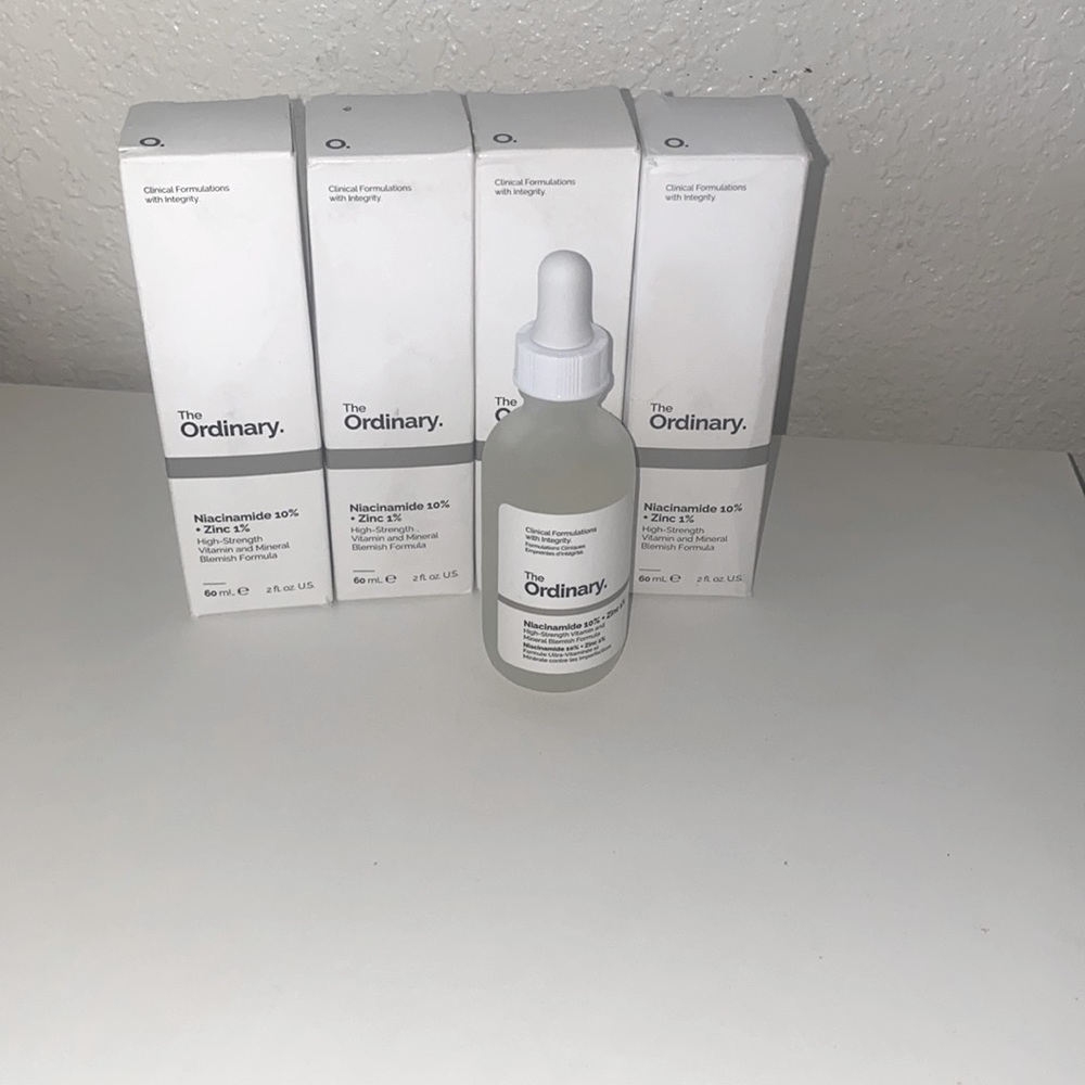 The ordinary niaciamide Large 60 ML/ 2oz new in box UNISEX. Pack of 4